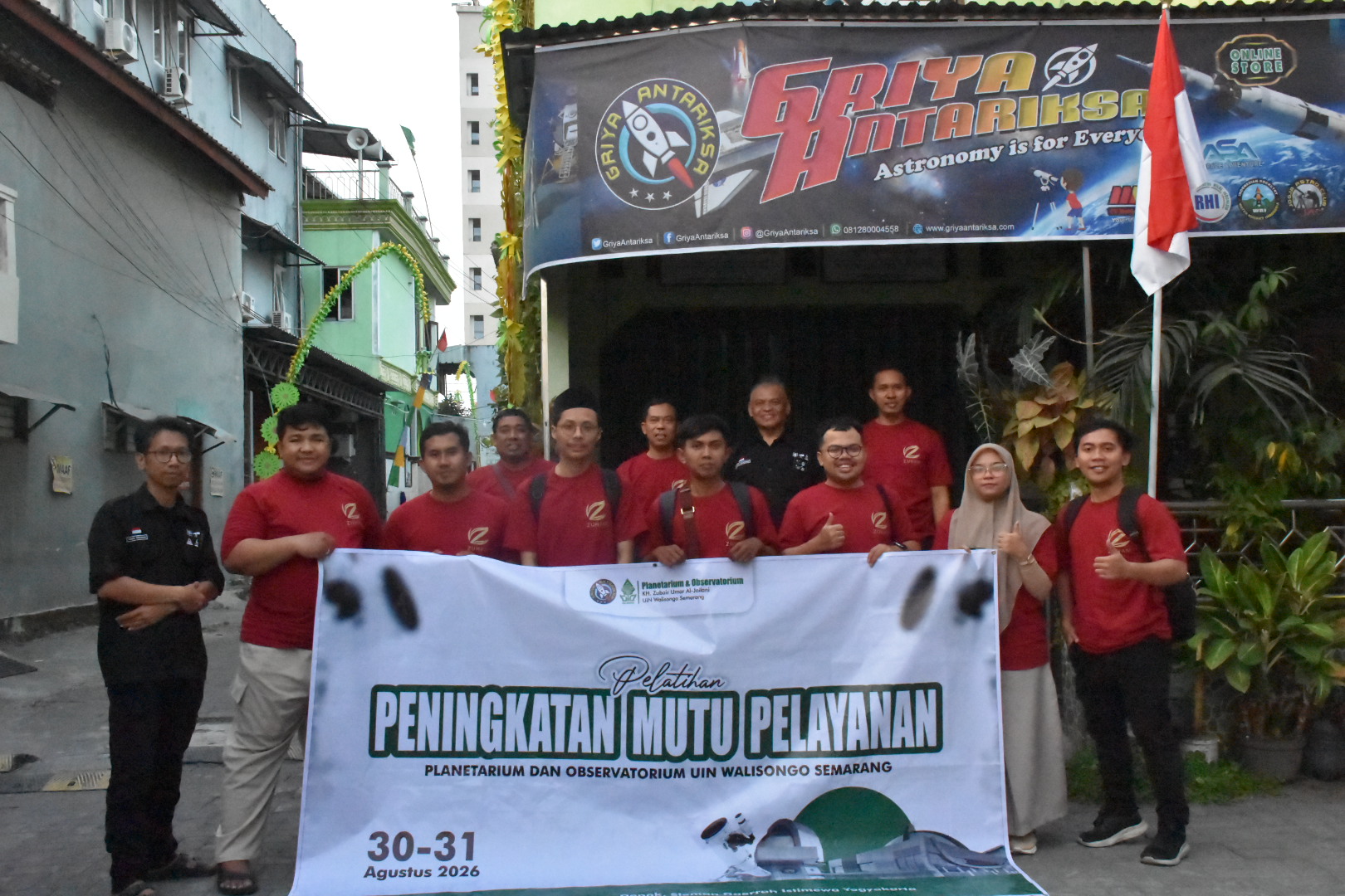 ​Perkuat Fasilitas Falak dan Astronomi, Planetarium & Observatorium UIN Walisongo Jajaki Kolaborasi Pembuatan Alat Peraga Bersama Griya Antariksa